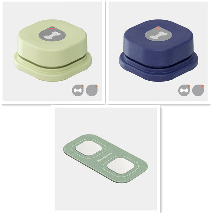 pet talking buttons recordable voice communication toy [4 colors]