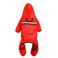 waterproof reflective raincoat for dogs and cats